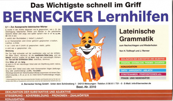 Falt-Grammatik Latein