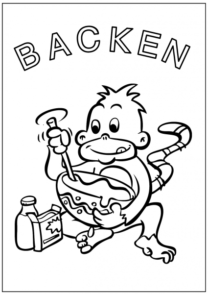 Kubi und Wetterfrosch, Verben-Malbuch, von A bis Z